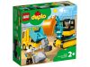 LEGO DUPLO TOWN Teherautó és lánctalpas exkavátor