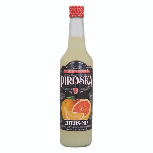 Piroska szörp 0,7 l citrus-mix, édesítőszerrel