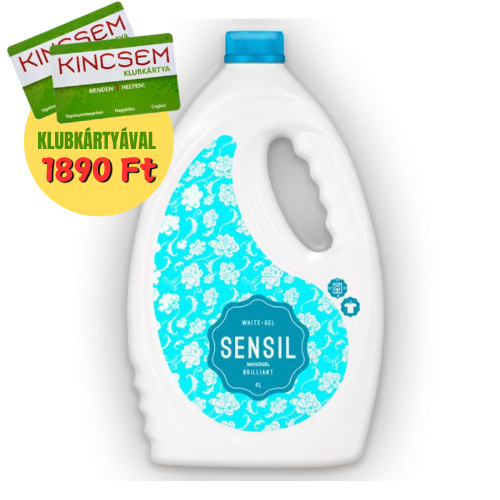 Sensil Mosógél 4 liter - Brilliant White