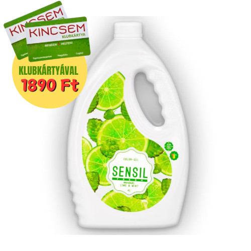 Sensil Mosógél 4 liter - Lime & mint